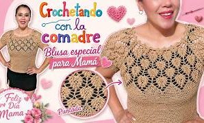 Cómo tejer fácil puntada para hermosa blusa.
