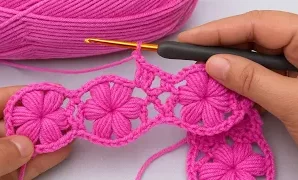 Cómo tejer precioso punto de crochet.