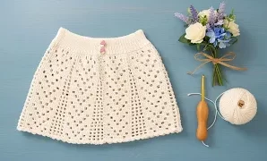Cómo tejer hermosa falda a crochet.