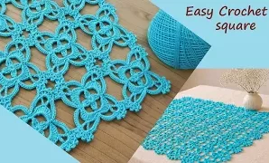 Aprende a tejer hermoso motivo a crochet.