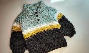 Cómo tejer un genial suéter/jersey de ganchillo.