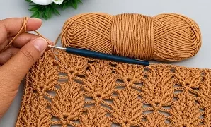Aprende a tejer maravilloso patrón a crochet.