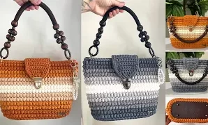 Cómo tejer precioso bolso adecuado para cualquier ocasión.