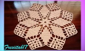 Cómo tejer un súper fácil tapete tejido a crochet.