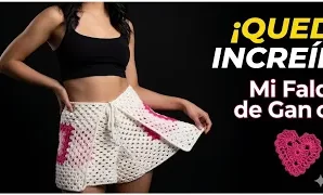 Aprende a tejer hermoso short a crochet en tendencia.