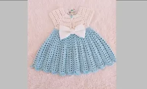 Aprende a tejer un vestido algodón de azúcar a crochet.