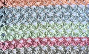 Cómo tejer un fácil y rápido punto calado a crochet.