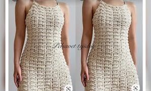 Cómo tejer un maravilloso vestido a crochet.