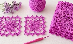Cómo tejer un hermoso motivo a crochet.