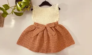 Cómo tejer un sencillo y elegante vestido a crochet.