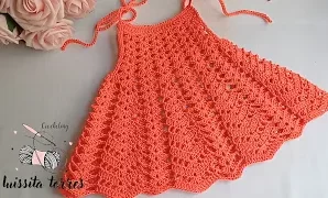 Aprende a tejer genial vestido de verano.