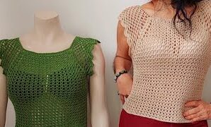 Cómo tejer genial blusa a crochet.
