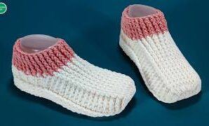 Cómo tejer unas cómodas pantuflas de crochet.