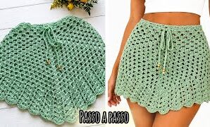 Aprende a tejer una falda de ganchillo para bloggers.