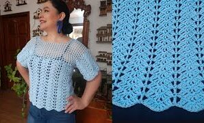 Cómo tejer fácil blusa de verano a crochet.