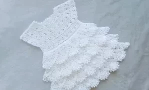 Aprende a tejer magnífico vestido a crochet.