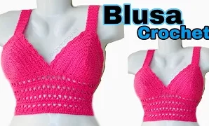 Cómo tejer genial blusa a crochet.