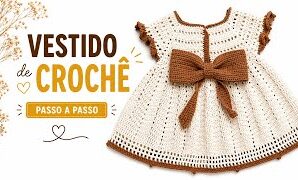 Cómo tejer sencillo vestido para niñas.