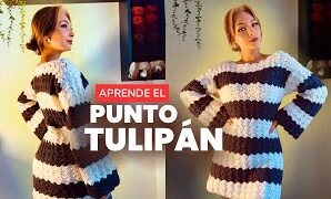Aprende a tejer un lindo sweater a crochet.
