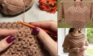 Cómo tejer preciosa puntada a crochet.