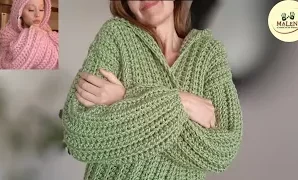 Cómo tejer precioso cárdigan a crochet.