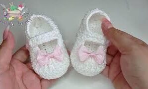 Cómo tejer hermoso zapatito a crochet.