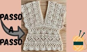 Aprende a tejer fácil blusa a crochet.