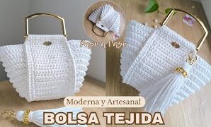 Cómo tejer fácil bolsa en tendencia.
