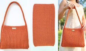 Cómo tejer fácil y rápido bolso de crochet.
