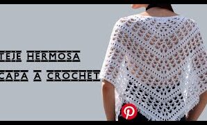 Cómo tejer fácil y rápida chalina a crochet.