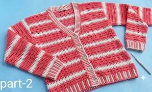 Aprende a tejer precioso cárdigan a crochet.