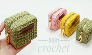Cómo tejer fácil monedero de crochet.
