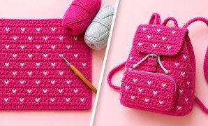 Cómo tejer preciosa mochila a crochet.