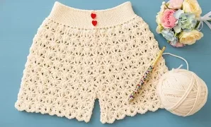 Cómo tejer un hermoso short a crochet.