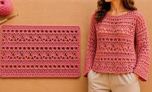 Aprende a tejer espectacular y nuevo patrón de crochet.