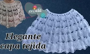Aprende a tejer una elegante capa tejida.