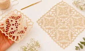Cómo tejer genial motivo a crochet.