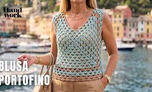 Cómo tejer fácil blusa a crochet con dos cuadrados.
