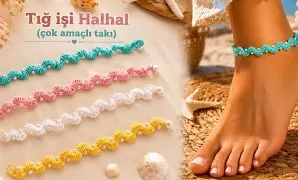 Cómo tejer fácil tobillera a crochet.