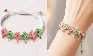 Cómo tejer fácil pulsera de ganchillo.