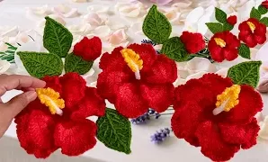 Cómo tejer increíbles flores de una sola pieza.