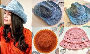 Aprende a tejer versátil gorro de crochet.