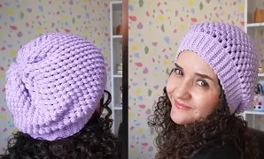 Cómo tejer precioso gorro a crochet.
