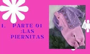Aprende a tejer overol de trencitas para bebé a crochet.
