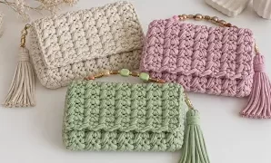 Como tejer fácil y rápido clutch de crochet.