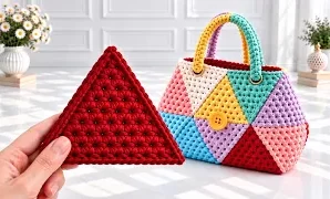Cómo tejer hermoso bolso a crochet.