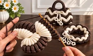 Aprende a tejer hermosa diadema a crochet.